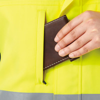 自重堂　制服百科　高視認長袖シャツ　オレンジ　Ｌ　86704（直送品）