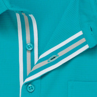 自重堂　制服百科　吸汗速乾長袖ポロシャツ　ターコイズ　Ｌ　85204（直送品）