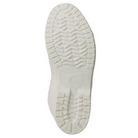 アイトス クリーンルームシューズ（ロングブーツ） ホワイト（ストライプ） 23cm AZ59703-101 1足（直送品）