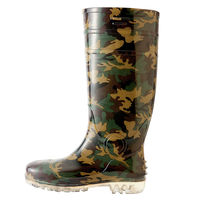 アイトス 迷彩長靴 グリーン 26cm AZ65901-015 1足（直送品）