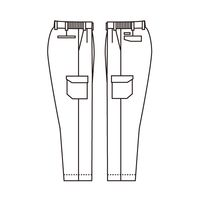 ミドリ安全 作業服 男性用 春夏 カーゴスラックス 帯電防止 RCS580C L ベージュ 3122150605 1点（直送品）