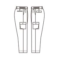 ミドリ安全 作業服 男性用 春夏 カーゴパンツ GS561C 3L シルバーグレー 3122104607 1点（直送品）