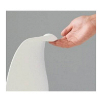 オカムラ ピルエット 4本脚背付ハイチェアタイプ ホワイトシェル ビニールレザー アプリコット L122FZ PB20 1脚（直送品）