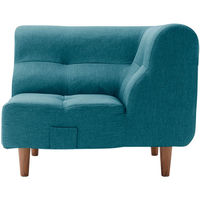 セルタン　ソファChoice（ソファチョイス）　コーナー　ファブリックブルー　ブルー 1台　（直送品）