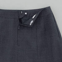 アイトス Pieds ボックスプリーツスカート チャコールグレー 17号 HCS0930-097 1着（直送品）