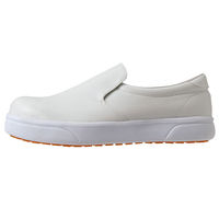 アイトス 耐滑コックシューズ（先芯入り） ホワイト 24.5cm AZ4441-001 1足（直送品）