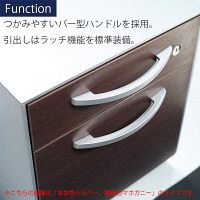 プラス サイドキャビネット XC-A046SC-W3 T2/W4 幅394×奥行460×高さ610mm 1台　（直送品）