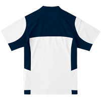 adidas ジャケット ホワイト+ネイビー XS SMS120-10-XS 1枚　スクラブ（直送品）