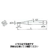 不二越 超硬 ミニスクエア 4MNE 1.8X4S4 1本（直送品）