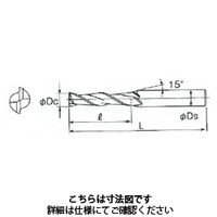 不二越 DLCミルロング シャープコーナー 2枚刃 SL2DLCSC 8.0 X 8 1本（直送品）