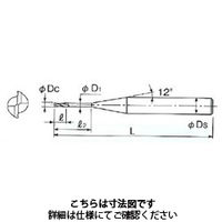 不二越 銅電極用リブエンドミル CURIB 3 X 20 1本（直送品）