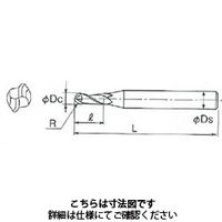 不二越 ボールエンドミル RE R 1 X 2 6 1本（直送品）
