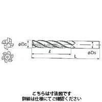 不二越 SGーFAXヘビーエンドミル ロング SGLHV 6X 8 SL4 1本（直送品）