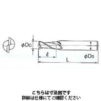 不二越 Gスタンダードエンドミル2枚刃 2GE 5.6X 8 S2 1本（直送品）