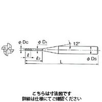 不二越 GSミル ロングネック 4枚刃 GSN型 GSN402001404 2 X 14 1本（直送品）