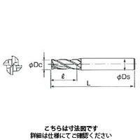 不二越 NATACエンドミル 4NAC 2.5X 6 S4 1本（直送品）