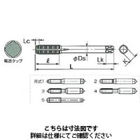 不二越(NACHI) ロールタップ タフレット スチール用 TFST1.4M0.3X4XP 1