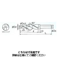 不二越（NACHI） さら小ねじ用座ぐりドリル SCDM8 1本（直送品