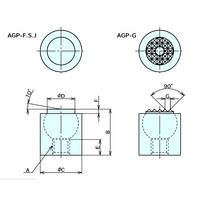 ナベヤ（NABEYA） アライニンググリップパット AGP2428J 1個（直送品）