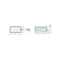 ナベヤ(NABEYA) 防振装置 防振ウエッジマウント（Ｃタイプ） PK3-72-C 1台（直送品）