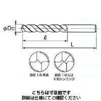 不二越 ステンレス用ドリル パック COSP8.1 1セット(5個:1個×5パック)（直送品）