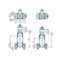 ナベヤ(NABEYA) クランピング治具 ナットランナークランプＳ型用取付けベース NRCS-10B 1個（直送品）