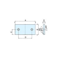 ナベヤ(NABEYA) クランプ ツーピースバイス用口金 TP150-JA 1セット（2個入）（直送品）