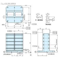 ナベヤ(NABEYA) 切削工具 ＭＣツーリングブロック TGV05S-22060 1台（直送品）