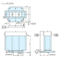 ナベヤ(NABEYA) 治具 針板 2面イケール TOS04S-25060B 1台（直送品）