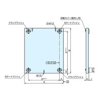 ナベヤ(NABEYA) 治具 針板 Ｑーロック内蔵イケール用取付プレート TBQ500TS-PL 1台（直送品）