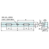 ナベヤ(NABEYA) 治具 針板 バープレート（Ｔ溝タイプ） BAP750 1個（直送品）
