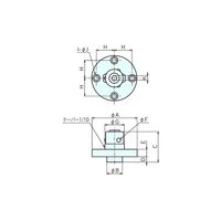ナベヤ(NABEYA) 工作機械部品 プランジャー Ｑロックエレメント（ダイヤピン） QLT19-DP 1個（直送品）