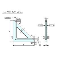 ナベヤ(NABEYA) 位置決め治具 アングルマスター TAM5550 1台（直送品）