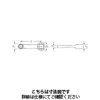 スタビレー (3/8SQ)トルクレンチアダプター 447Aー1/4 1個（直送品）