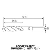 イシハシ精工 軸細正宗ドリル(パック) 20.0X1/2 (PーJD 13型) JMA20