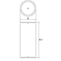 ユニセイキ 円筒スコヤ(UES) ESー500 1台（直送品）