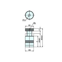 ナベヤ マグネットジャッキ MCS70 1個（直送品）