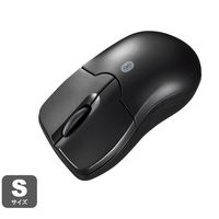 ワイヤレスマウス　無線　Bluetooth　3ボタン　超小型サイズ　ブルーLED　MA-BTBL27BK　サンワサプライ　1個