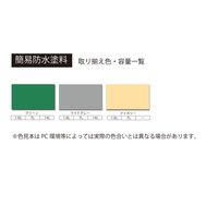 アトムサポート 簡易防水塗料 14L ライトグレー 4971544164021 1缶（直送品）