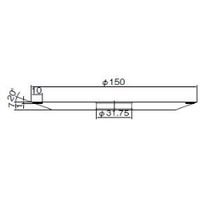 岡崎精工 万研くん BB2575D120 1個（直送品）