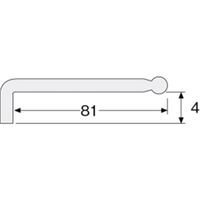 ホーザン ボールポイントレンチ Wー111ー1.5 1個（直送品）