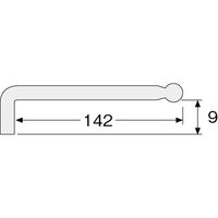 ホーザン ボールポイントレンチ Wー111ー4 1個（直送品）