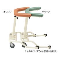 アズワン らくらくあるくん(R)~低床型~(ネスティング歩行器) ブルー Rkun-LB 1個 8-9293-02（直送品）