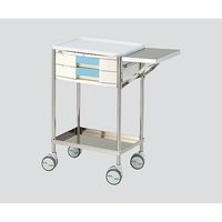 アズワン ナビスメイトワゴン A3引出し青タイプ 補助天板付 543×398×867mm NM-A304HST 1台 0-7921-01（直送品）