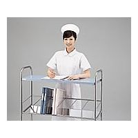 アズワン カルテワゴン 筆記台付 668×320×1200mm NCW-40H 1台 0-1579-02（直送品）