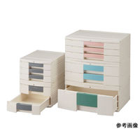 アズワン トレイBOX(鍵付) A3用ピンク 470×360×205mm 306H 1個 0-5347-09（直送品）