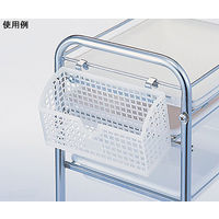 西村製作所 カラーセット台用オプション メッシュラック 白 225×87×120mm 1セット（2個） 0-9226-01（直送品）