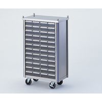 アズワン 与薬カート 32人用/オープンタイプ 620×360×750mm HYC-32 1台 0-9968-01（直送品）