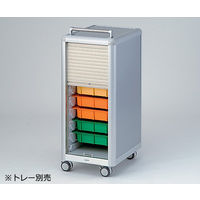 アズワン 散薬トレーカート 413×458×1000mm シャッター付 SK400S 1台 0-6103-02（直送品）
