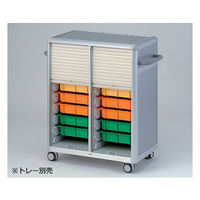 アズワン 散薬トレーカート 826×537×1000mm シャッター付 SK400WS 1台 0-6103-04（直送品）